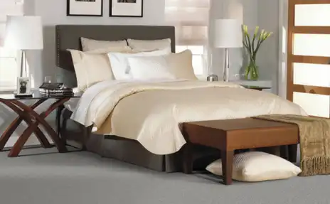 carpeted bedroom
